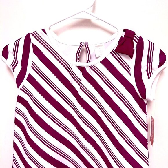 NWT Gymboree Ho Ho Ho Candy Cane Striped Ponte Dress Size 10 - Picture 2 of 6